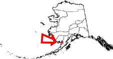 Bristol Bay Borough map