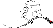 Wrangell Borough map