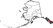 Petersburg Borough map