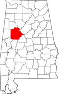 Tuscaloosa map