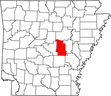 Lonoke map