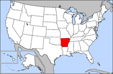 Arkansas map