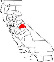 Tuolumne map