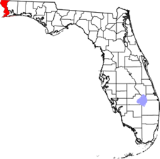 Escambia map