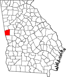 Troup map