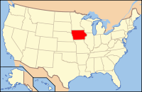 Iowa map