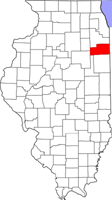 Kankakee map