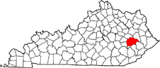 Breathitt map