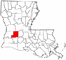 Allen Parish map