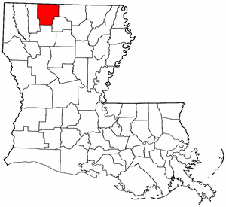 Claiborne Parish map