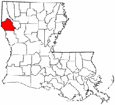 DeSoto Parish map