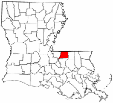 East Feliciana Parish map