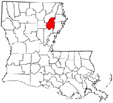 Franklin Parish map