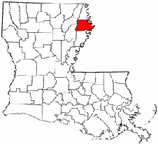 Madison Parish map