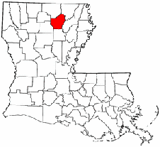 Ouachita Parish map