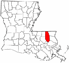 Tangipahoa Parish map