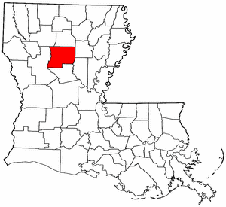 Winn Parish map