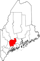 Kennebec map