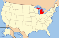 Michigan map