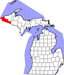 Gogebic map