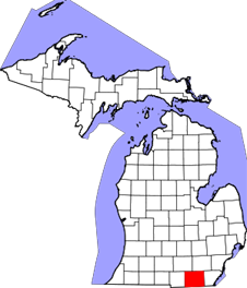 Lenawee map