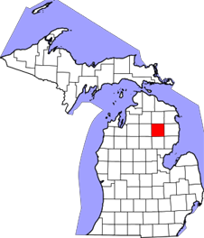 Oscoda map