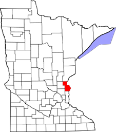 Chisago map