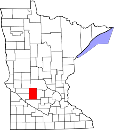 Kandiyohi map