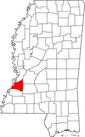 Claiborne map