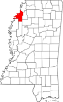 Coahoma map