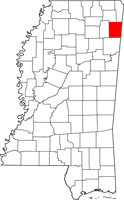 Itawamba map