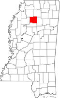 Yalobusha map