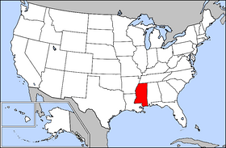 Mississippi map