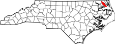 Pasquotank map