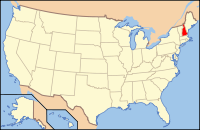 New Hampshire map