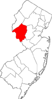 Hunterdon map