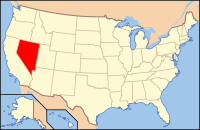 Nevada map