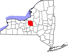 Onondaga County map