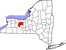 Ontario County map