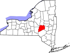 Otsego County map