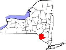 Sullivan County map