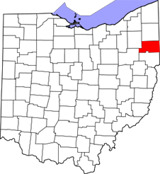 Mahoning map