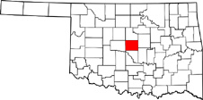 Oklahoma map