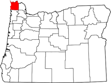 Clatsop map