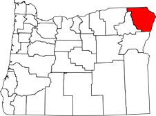 Wallowa map