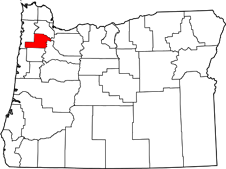 Yamhill map