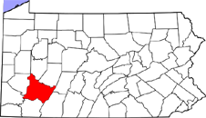 Westmoreland map