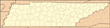 Tennessee map