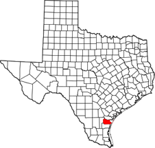 Nueces map