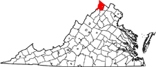 Frederick County map